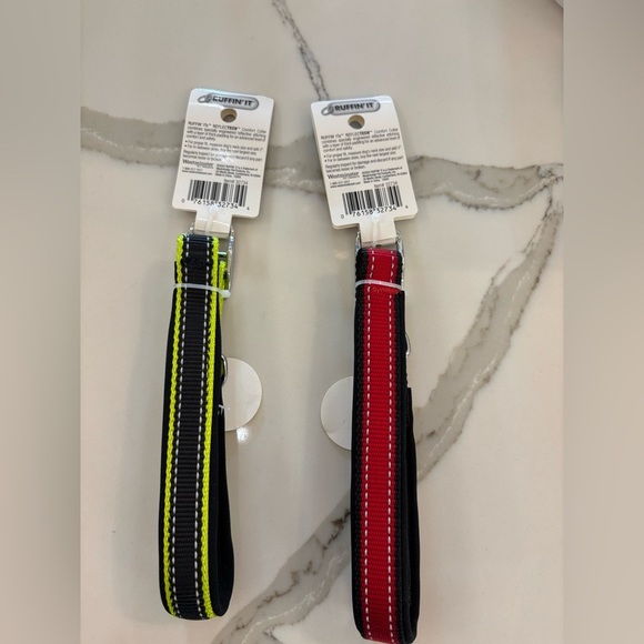 Reflective Dog Collars - Black and Red - Picture 2 of 2